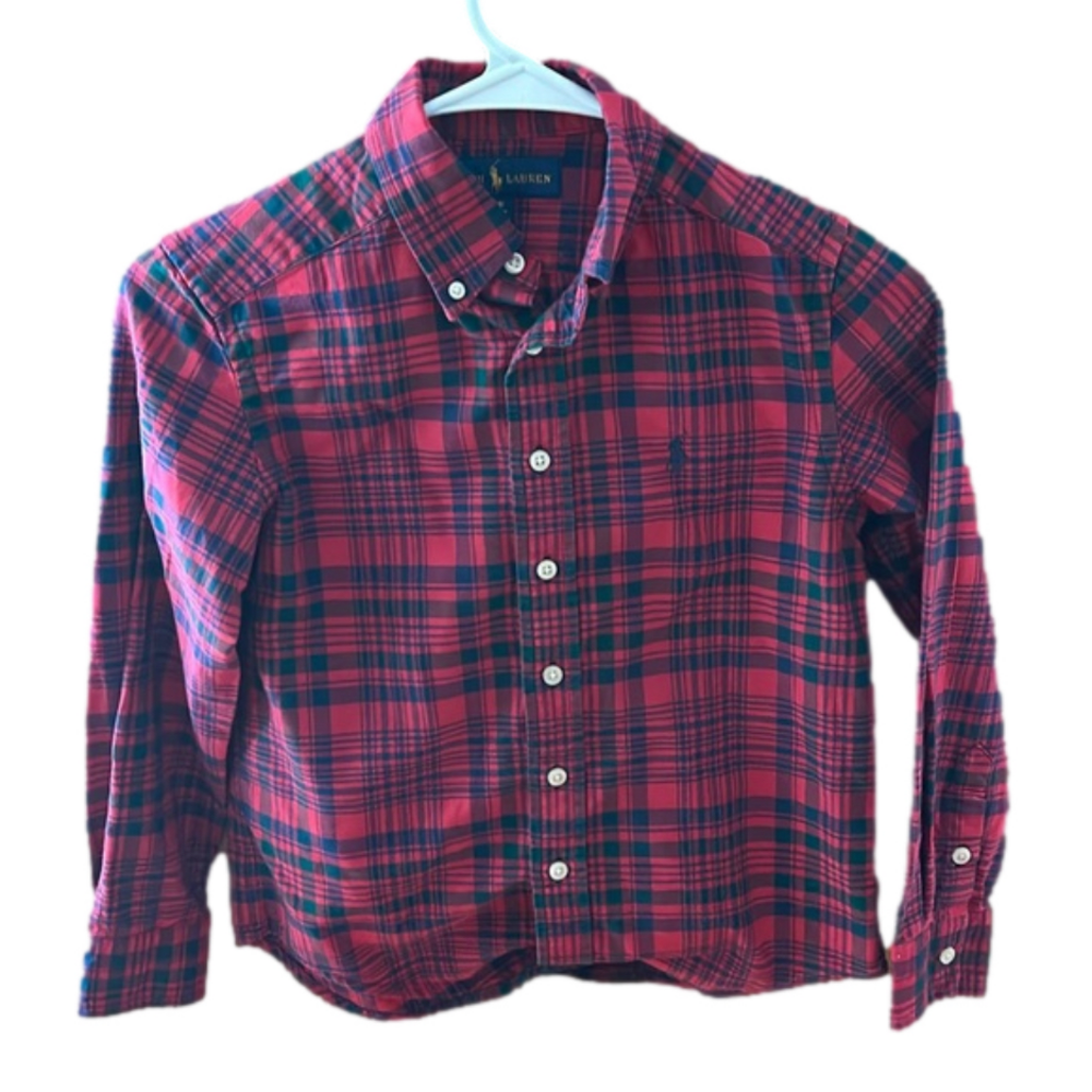 Ralph Lauren plaid button down.